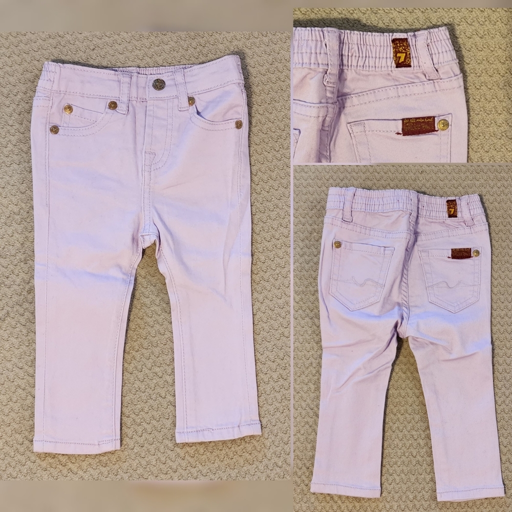 NEW 7 For All Mankind Jeans - girls 12 months
